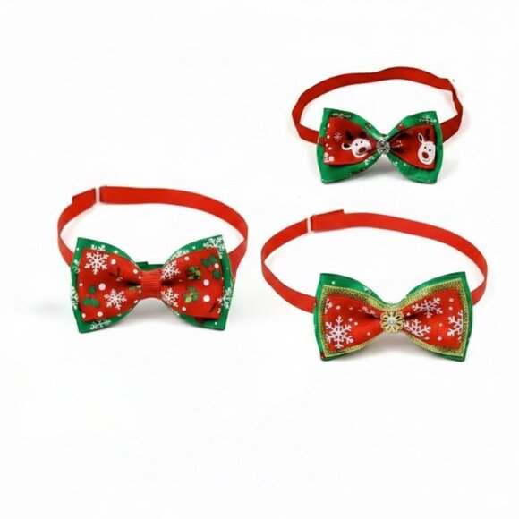 Christmas Pet Bow Tie - Picture 5 of 12